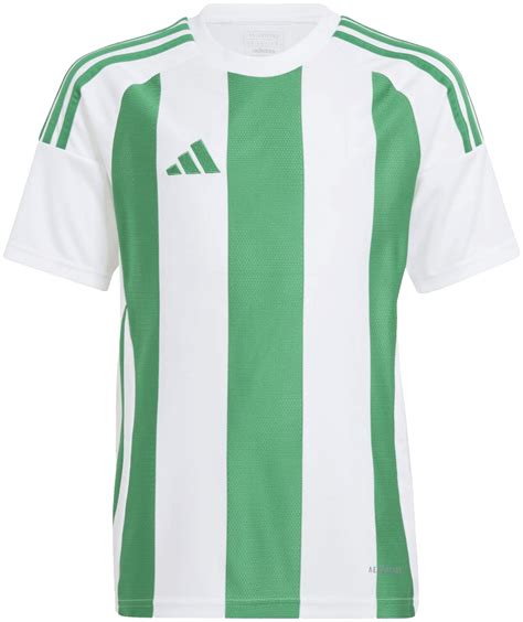 adidas Striped 24 Trikot Weiss Grün 